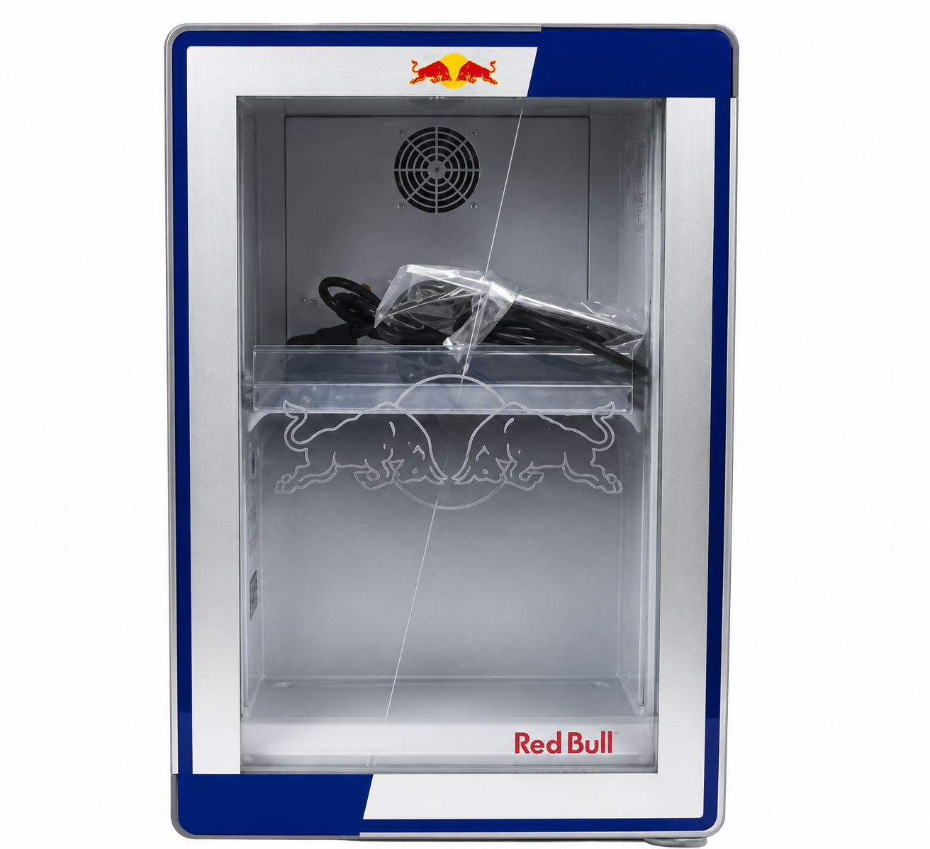 Red Bull Mini-Kühlschrank + 24 Dosen gratis